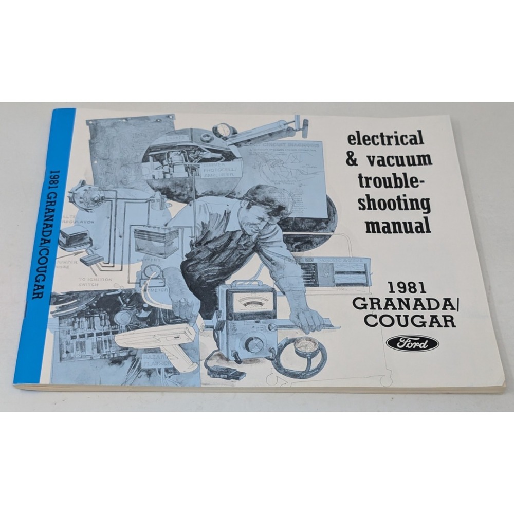 1981 Ford Granada Cougar Electrical & Vacuum Troubleshooting Manual EVTM OEM